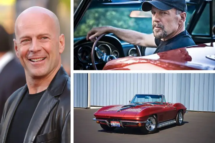 Bruce Willis – Corvette Convertible, Estimated $50K