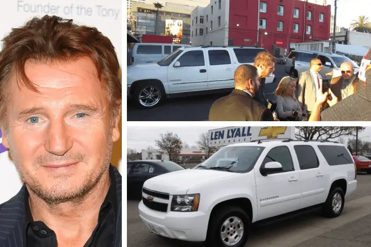 Liam Neeson – Chevy Suburban, $35K