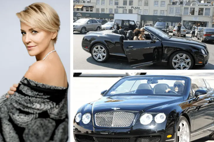 Sharon Stone – Bentley Continental GTC – Estimated $200K