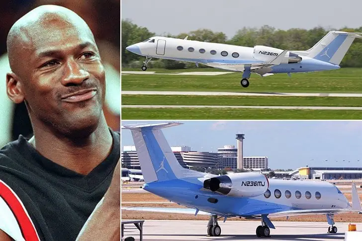 Michael Jordan — Gulfstream IV, estimé à 3,5 millions