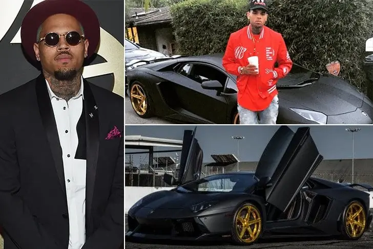 Chris Brown – Lamborghini Aventador, Estimated $450K