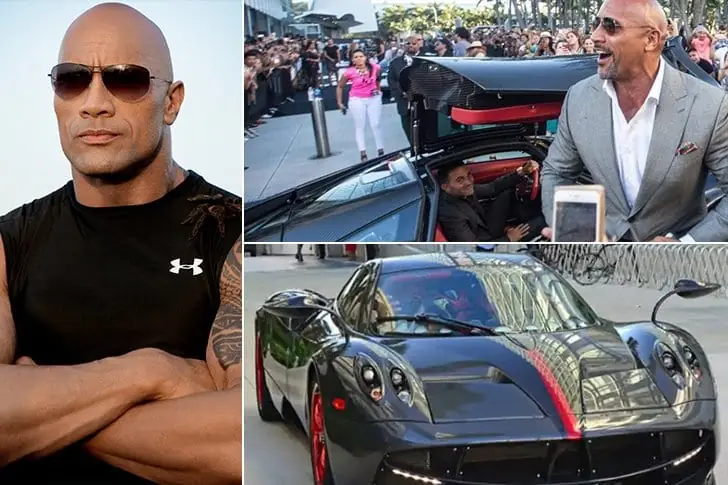 Dwayne “The Rock” Johnson – Pagani Huayra, Estimated $1.5 Million