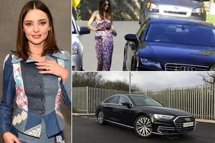 Miranda Kerr – Audi A8, Estimated $100K