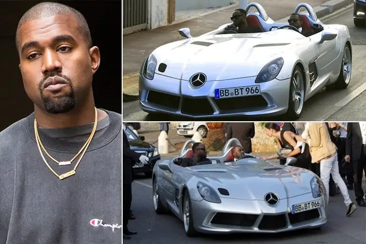 Kanye West – Mercedes SLR, Estimated $850K