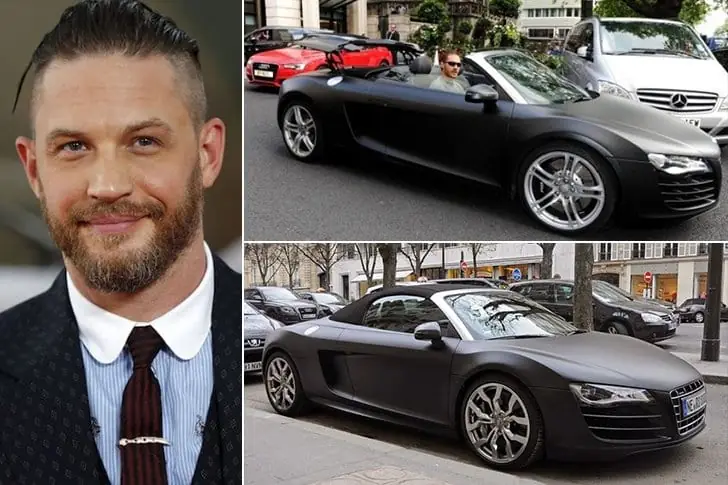 Tom Hardy – Audi R8 Spyder, Estimated $160K