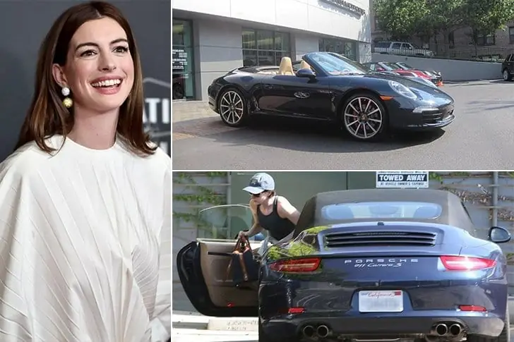 Anne Hathaway – Porsche 911 Carrera S, Estimated $104K