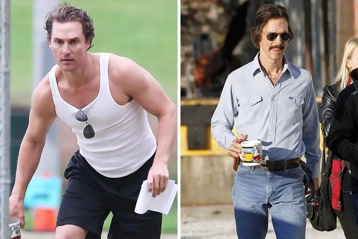 Matthew McConaughey – 20 kg