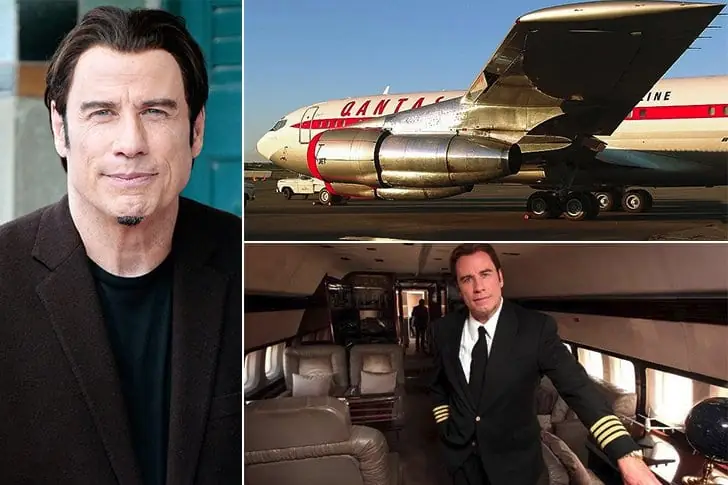 John Travolta – Boeing 707, estimé à $4,5 millions