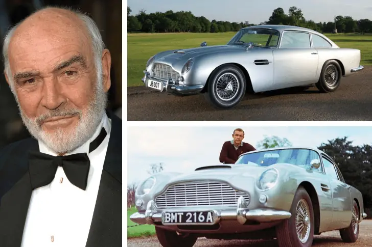 SEAN CONNERY – ASTON MARTIN DB5, $2.83 Million