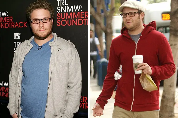 Seth Rogen – 13 kg