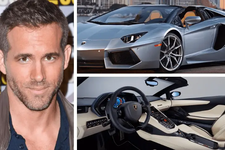 Ryan Reynolds – Lamborghini Aventador Roadster, Estimated $440K