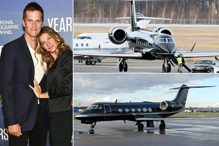 Gisele Bundchen & Tom Brady – Gulfstream G550, estimé à $50 millions