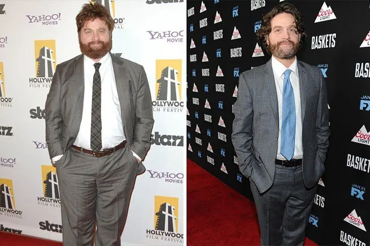 Zach Galifianakis – 24 kg