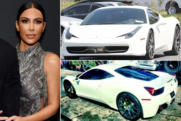 Kim Kardashian – Ferarri 458 Italia, Estimated $325K