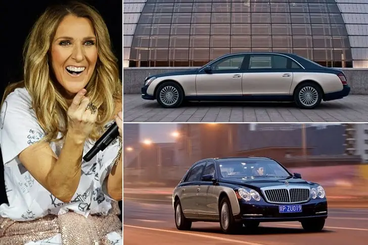 Celine Dion – Maybach 62, Estimated $500K