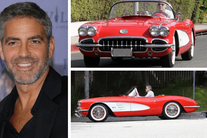 George Clooney – Chevrolet Corvette V8 C1 Convertible, Estimated $1 Million