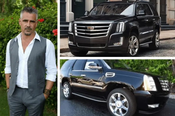 Colin Farrell – Cadillac Escalade Hybrid, Estimated $82.5K
