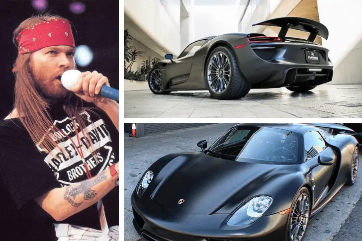 Axl Rose – Porsche 918 Spyder, Estimated $845K