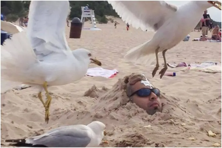 Helpless in Sand