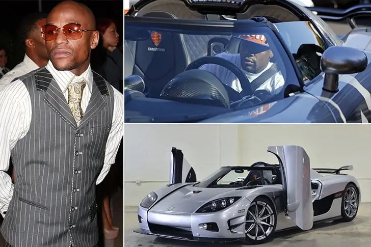 Floyd Mayweather –  Koenigsegg  CCXR Trevita, Estimated $4.8 Million
