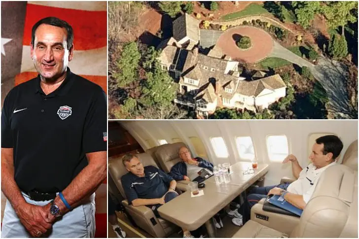 Mike Krzyzewski – Est. $45 Million