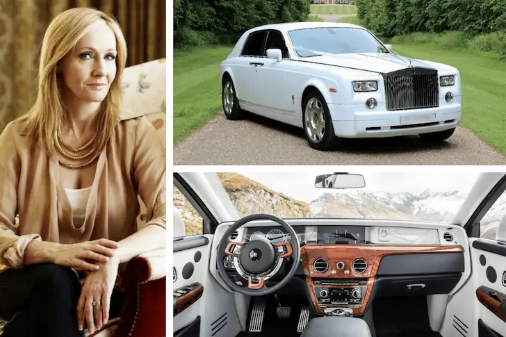 J.K Rowling – Rolls Royce, Estimated at $8OOK