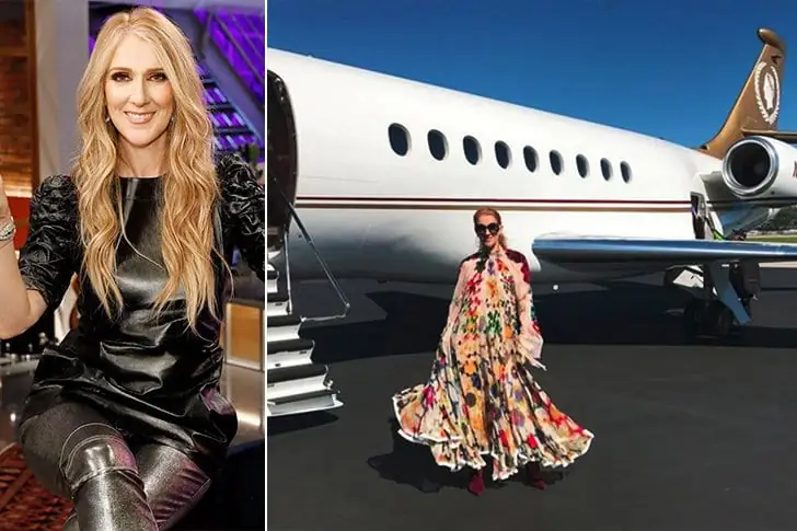 Celine Dion – Bombardier Global Express, estimé à $42 millions