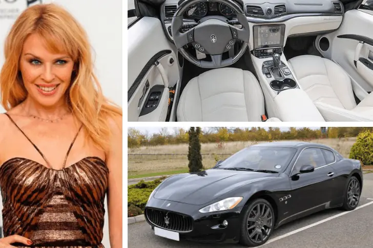 Kylie Minogue – Maserati GranTurismo, Estimated $134,625