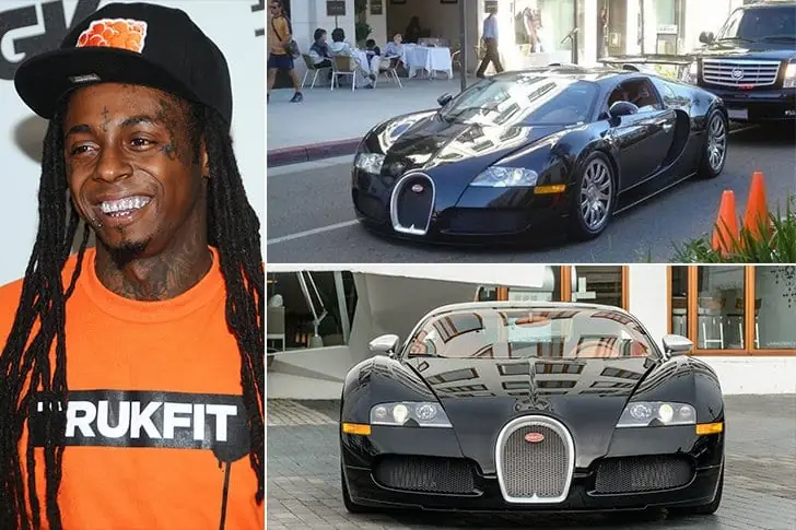 Lil Wayne  – Bugatti Veyron Sang Noir, Estimated $3.4M
