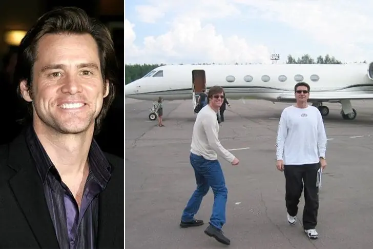 Jim Carrey – Gulfstream V, estimé à $59 millions