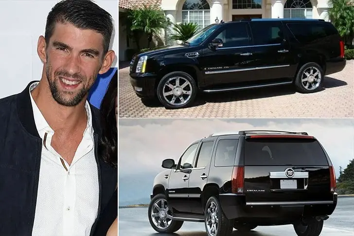 Michael Phelps – Cadillac Escalade, Estimated $90K