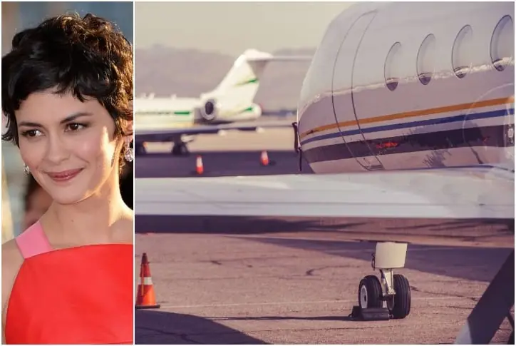 Audrey Tautou en jet juste pour une photo à New York