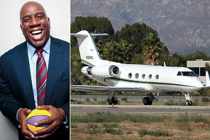 Magic Johnson – Gulfstream G-III, estimé à $40 millions