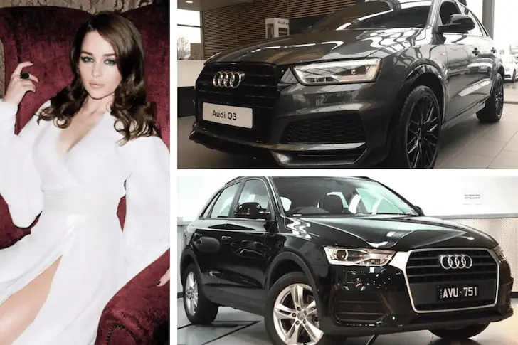 Emilia Clarke – Audi Q3, Estimated $35K