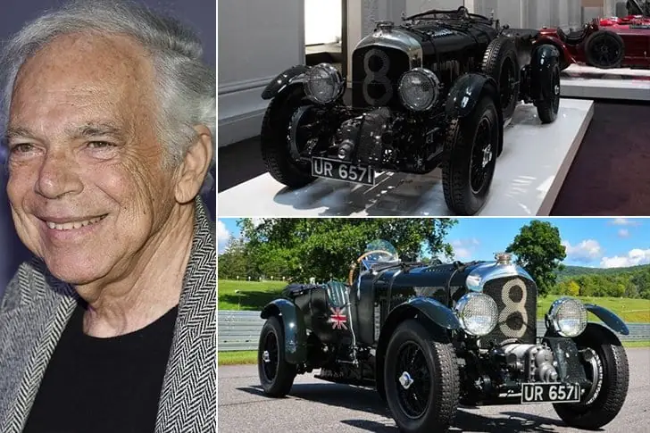 Ralph Lauren – Vintage Bentley Blower, Estimated $5 Million